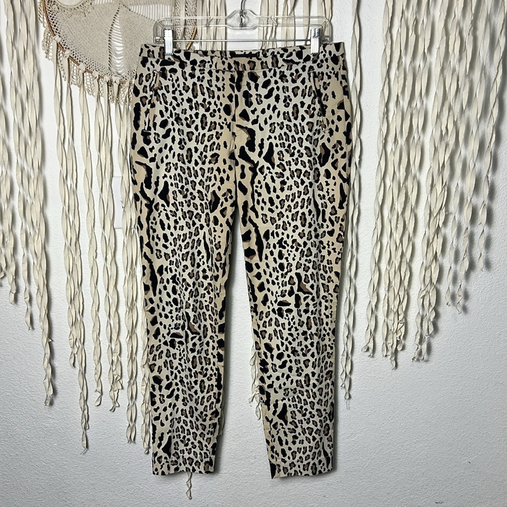 ATM Anthony Thomas Melillo Leopard Print Pant/Trouser Size 8